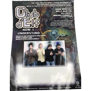 Club d'Elf - Now I Understand 11"x17" Album Poster - Medeski, Martin, DJ Logic